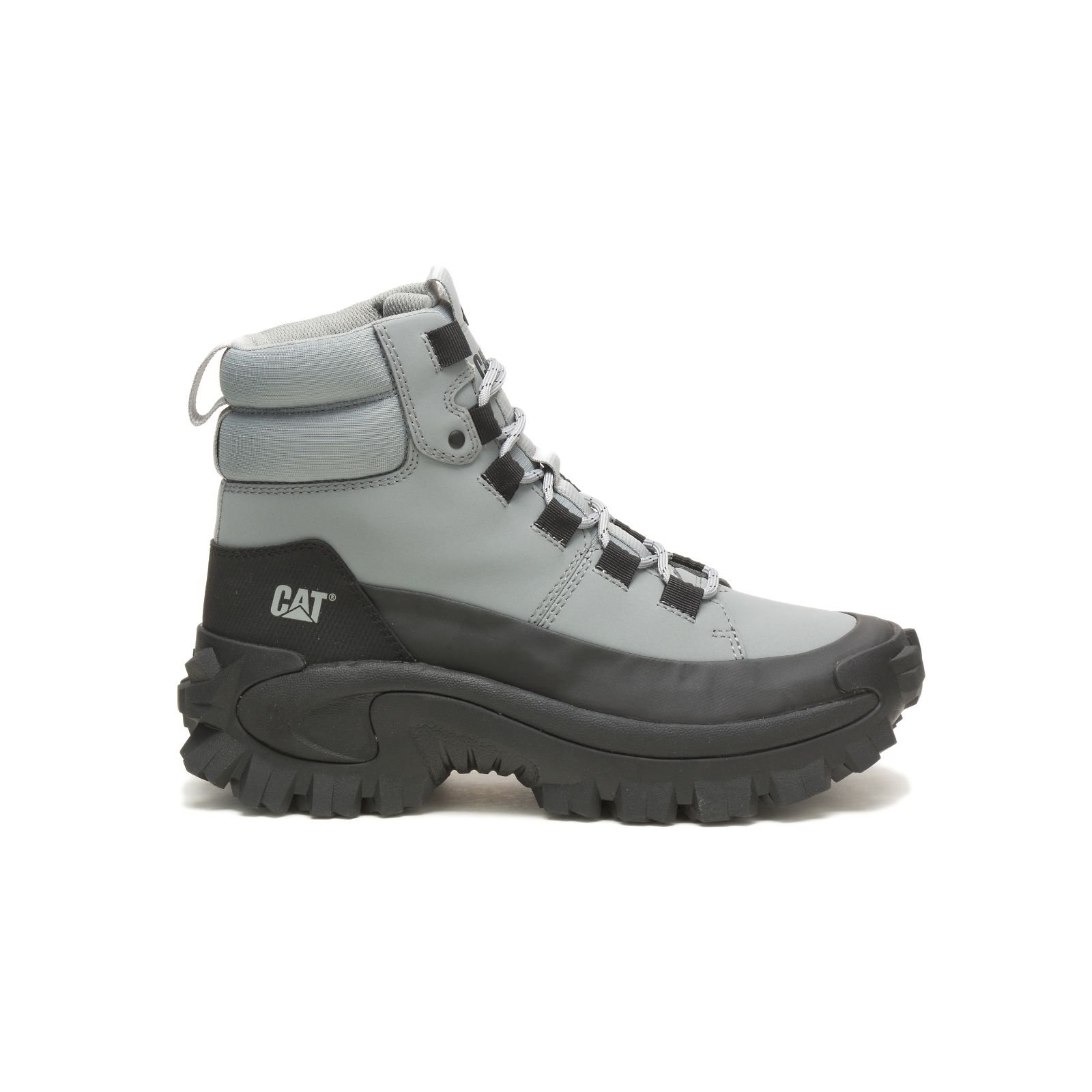 Caterpillar Boots Sale - Caterpillar Trespass Waterproof Galosh Mens Waterproof Boots Grey/Black (186743-DWI)